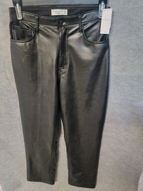 Abercrombie & Fitch Curve Love 90's Straight Ultra High Rise Pants